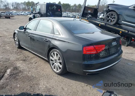 2014 Audi A8 L 4.0T из США, поврежденный, VIN WAUR2AFD0EN007281